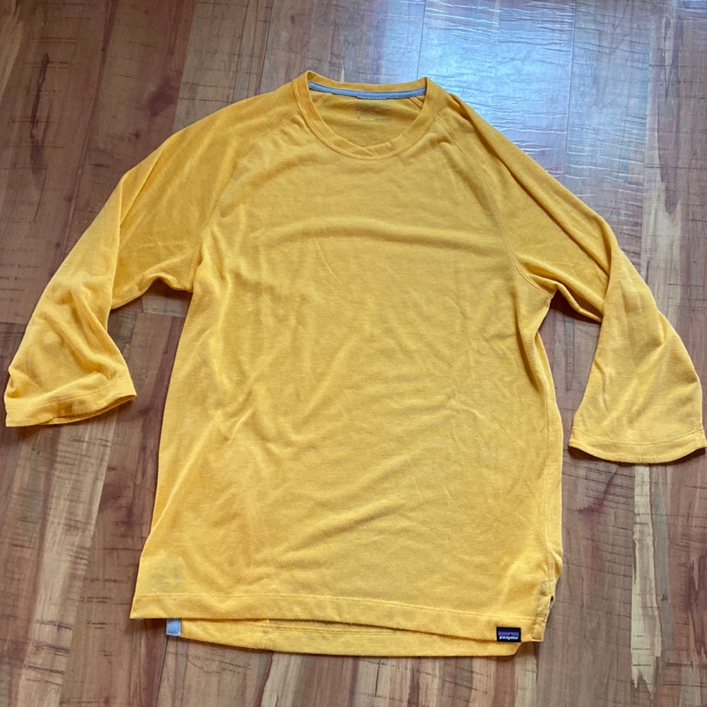 Women’s Lightweight Crewneck Top - Mustard Yellow